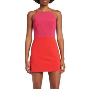 NWT French Connection Whisper Light Colorblock Tank Dress Sz 6